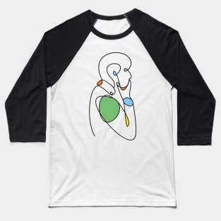 Thinking Man Baseball T-Shirt